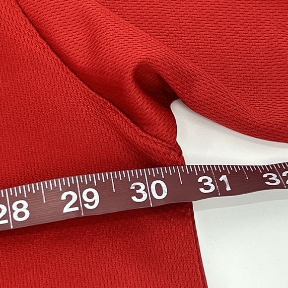 Majestic Philadelphia Phillies Shirt Men's 4XT Red Short Sleeve Polo MLB - Picture 11 of 11